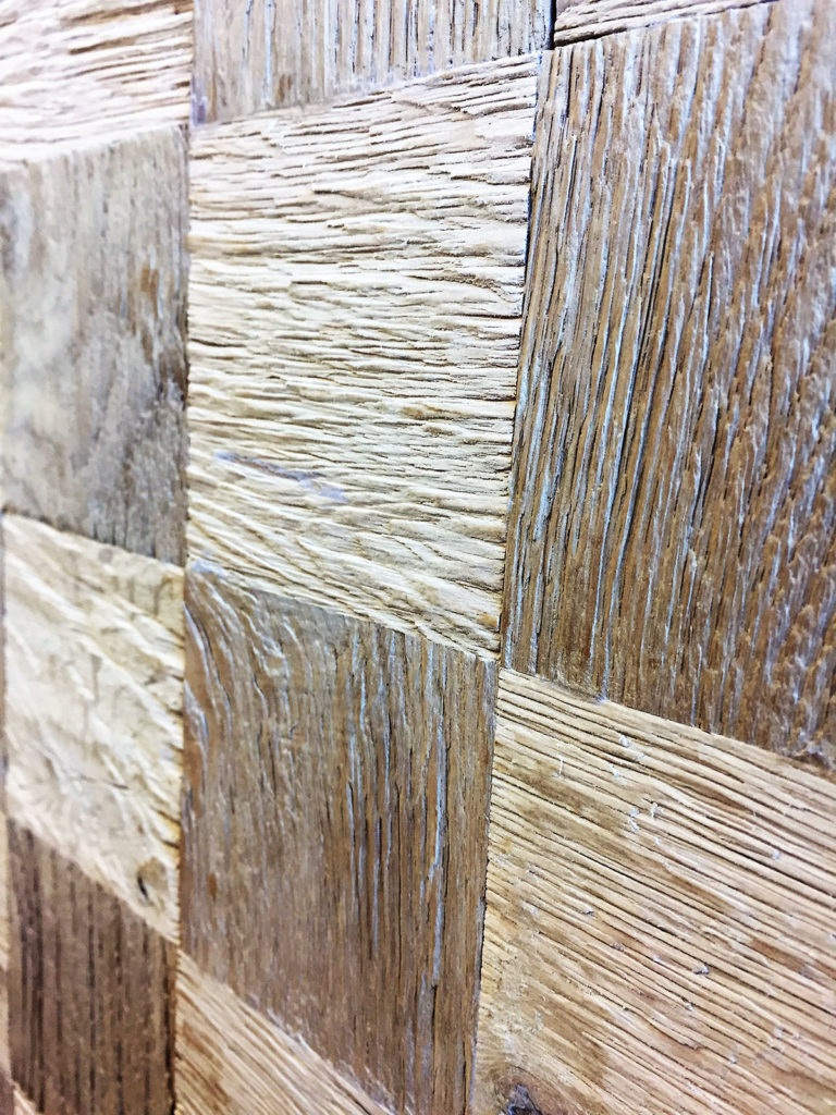 Gros plan d&rsquo;un parquet en bois textur&eacute;