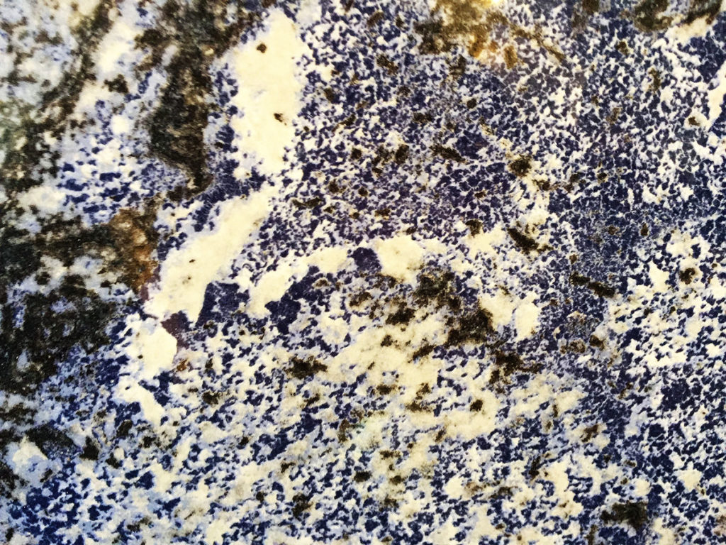 Texture de pierre bleue et blanche naturelle